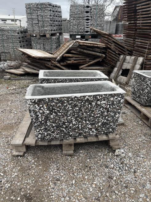 Beton Saksı - Dekoratif (Seri 2) - Görsel 2