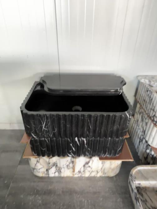 Mermer Lavabo - Dekoratif Tezgahüstü - Görsel 2